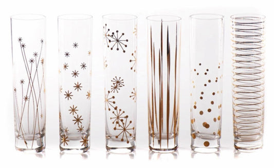 La Fete champagne glasses set of 6 #133