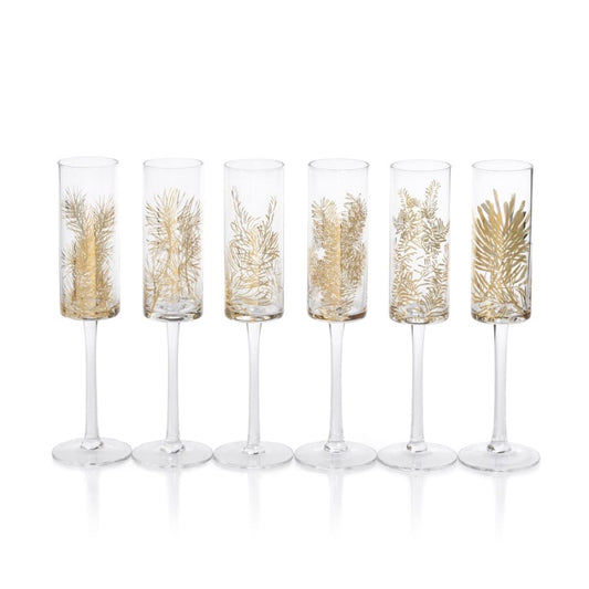 Fir  FLUTES SET OF 6 #134