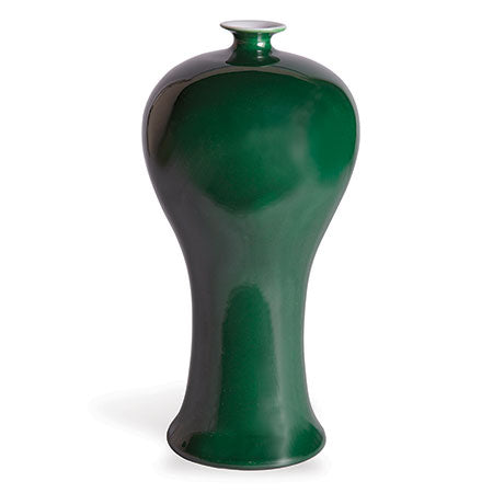 Plum Vase ~ Emerald Green #156